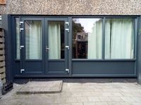 Openslaande deuren met achterpui te Groningen